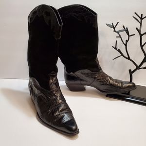 Vaneli Vintage Leathersuede Cowboy 